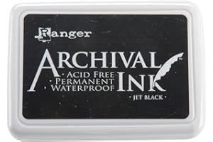 Ranger, Archival Ink Pad, 0, Jet Black (789541031468)