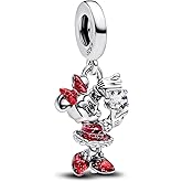 MGIUL Cute Animal Robots Dangle Charm 925 Sterling Silver Charms for Bracelets and Necklaces Bead Charms with Cubic Zirconia Jewelry Gifts for Women Family Friends