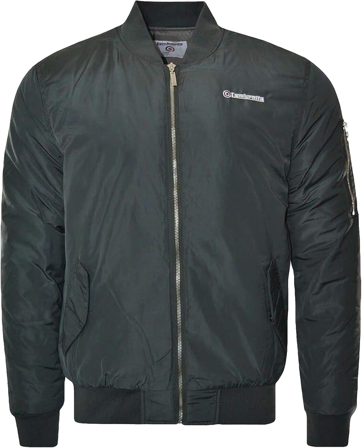 Lambrett A Bomber Jacket Harrington Abrigo de invierno acolchado para