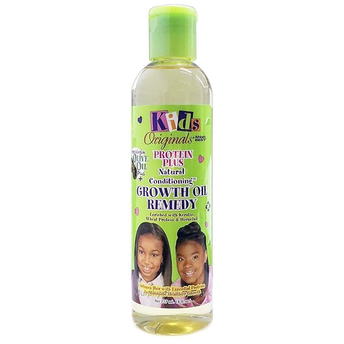 Amazon Com Africas Best Kids Org Growth Oil Remedy 8oz Hair