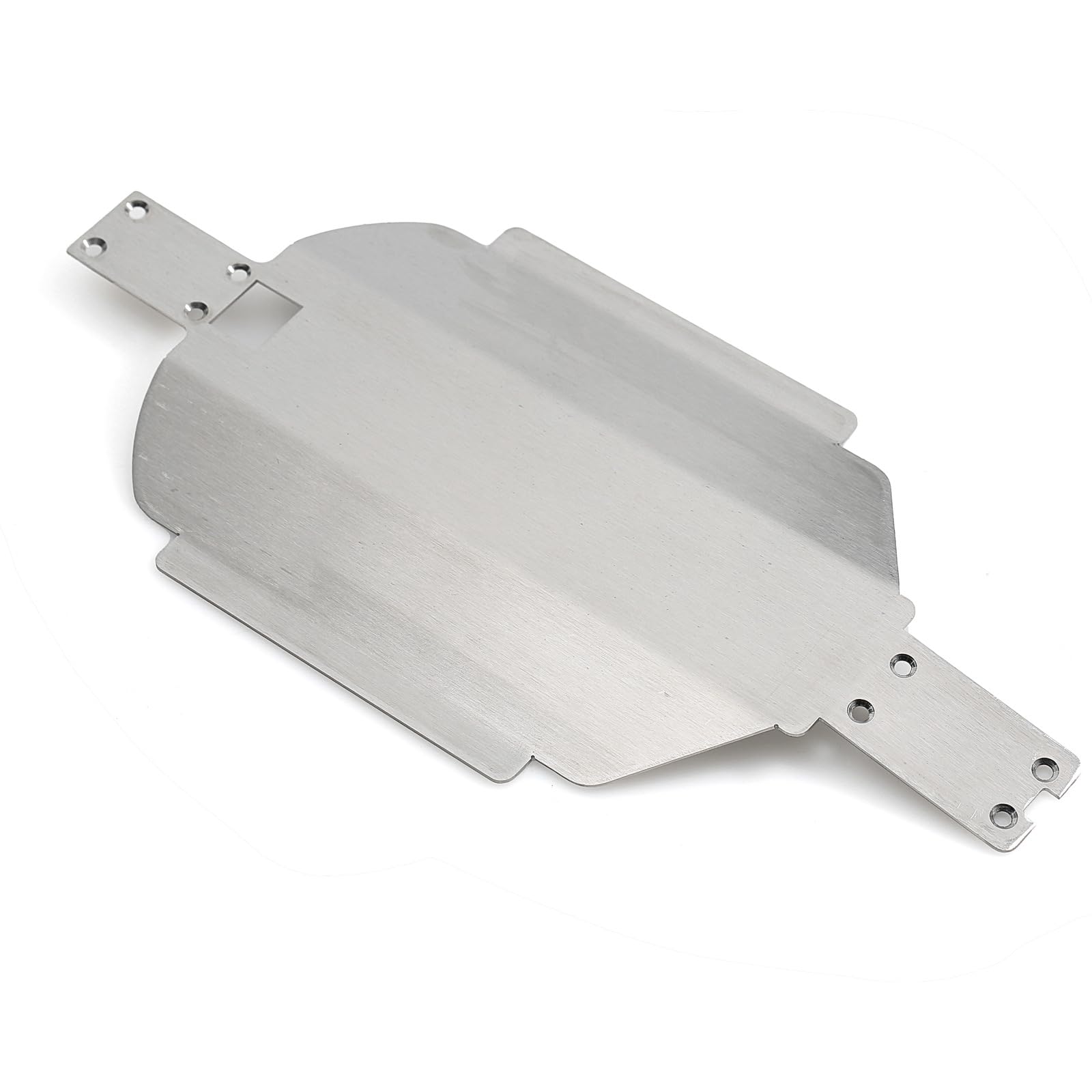 RC Chassis Armor Stainless Steel Chassis Skid Plate Axle Protector Compatible for MJX 16208 16207 16209 16210 V3 1/16 Brushless RC Car Upgrade Parts Accessories