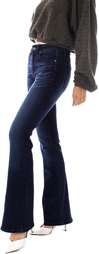kancan high rise flare stretch jean