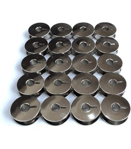 10-Pack Aluminum Bobbins For Pfaff Sewing Machines - 9033A Replacement For Home & Industrial Models