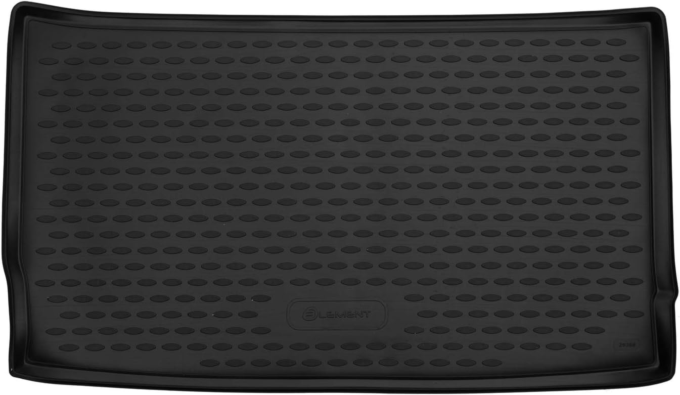 Element EXPENTA29368B11 Tailored Fit Rubber Boot Liner Protector Mat for Renault Zoe 2012-present, Black, Personalizzati