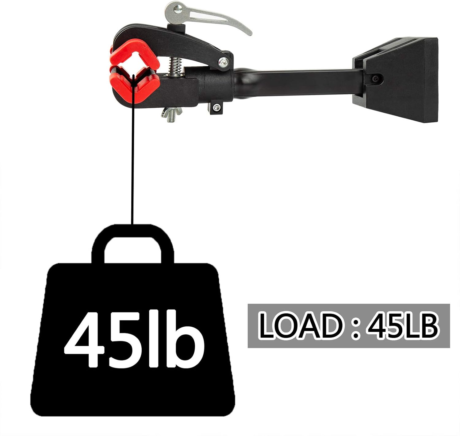 DNC Bike Repair Stand Foldable Bicycle Wall Mount Rack Workstand, Bicycle Mechanic Maintenance for Storage(red) : Sports & Outdoors