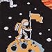 Sock It To Me Men's Fun Crew Socks, Moon Walk Space Odyssey