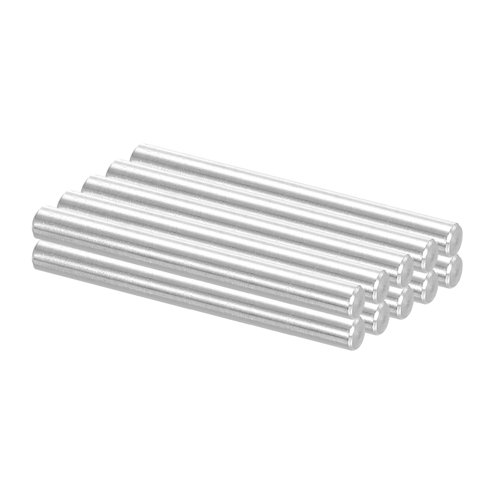 PATIKIL 304 Stainless Steel Dowel Pin 6x60 mm (1/4" Dia), 10 Pcs Hardened Metal Dowel Pins Bunk Bed Pegs Pin Replacement Hardware for Shelf Furniture Assembly DIY