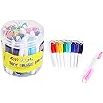 SKKSTATIONERY 36-Pcs Mini Dry Erase Markers with Key Ring, Whiteboard Markers, Marker Pens 3.5'', Markers