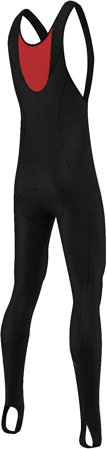 Sparx Mens Super Roubaix Cycling Bib Tight Winter Bicycling Thermal Bib Pants Padded: Clothing