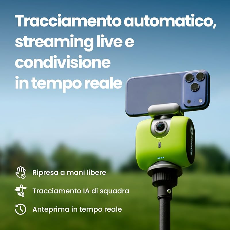 Chameleon, Sistema di Camera Sportiva con IA, Inseguimento Calcio — foto 2 di 8