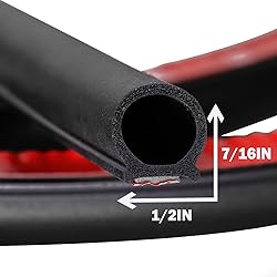 48Ft D-Shape Rubber Weather Stripping