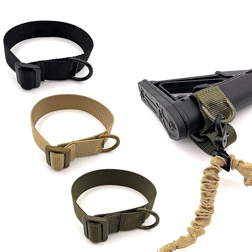 Packs Gun Sling Loop Adapter Adjustable Heavy Duty Nylon