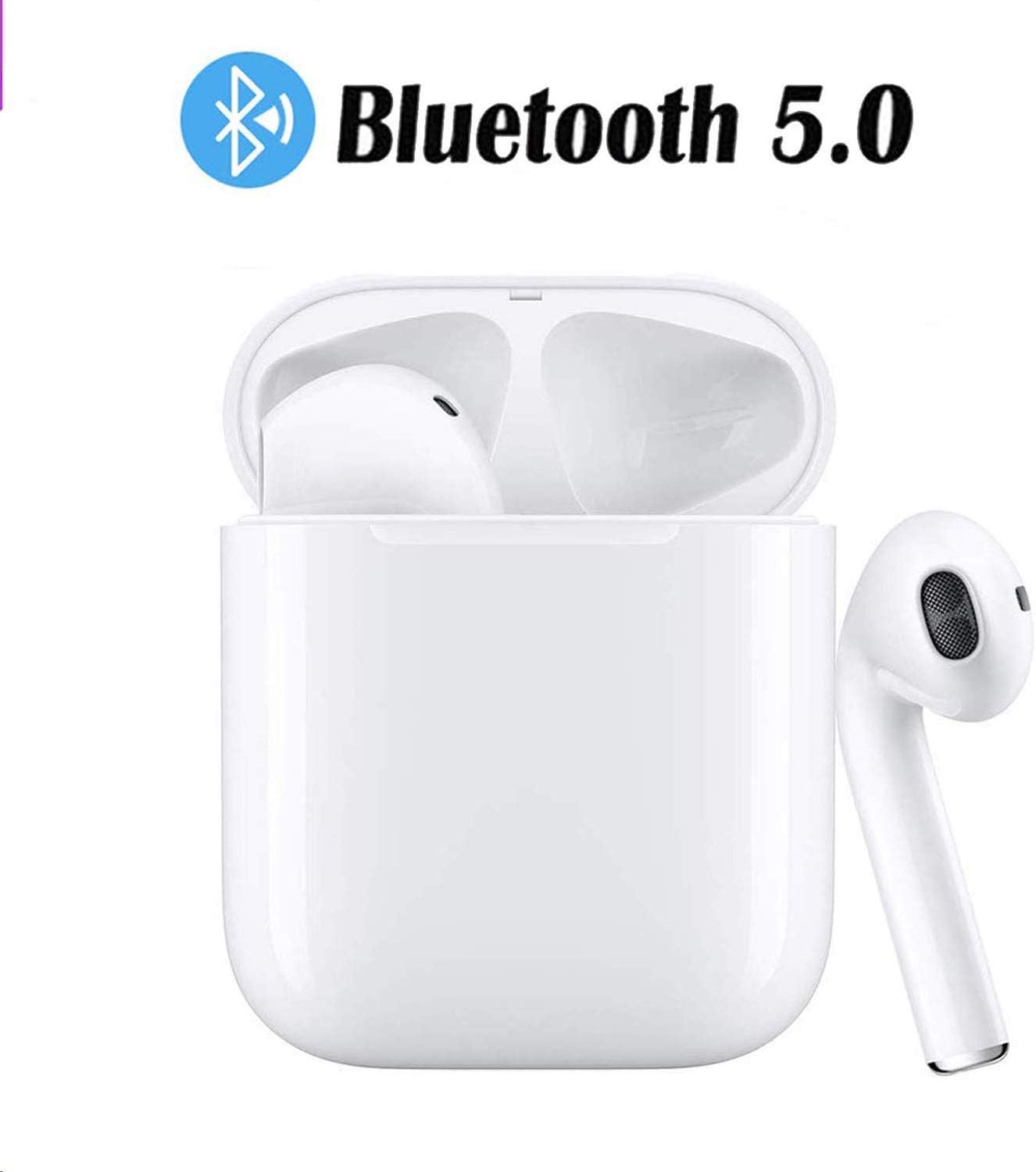 Wireless Earbuds True Wireless Bluetooth Headphone In Ear Headsets Sport Earphone with Charging Case Built-in Mic Noise Cancelling Touch Control 20H Playtime for Android iPhone Huawei Samsung