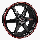 Race Star - 93 Truck Star 17x4.50 6x5.50bc 1.75bs Direct Drill Gloss Black Wheel (93-745842B)