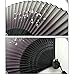 Weixinbuy Classic Chinese Folding Hand Fan Silk Bamboo Flower Butterfly Pocket Fan