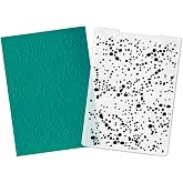 Hying 3-D Textured Impressions Background Embossing Folder, Bubble Pattern Plastic Embossing Folder Template for Card Making Scrapbooking Paper Craft Album Stamps DIY D&eacute;cor