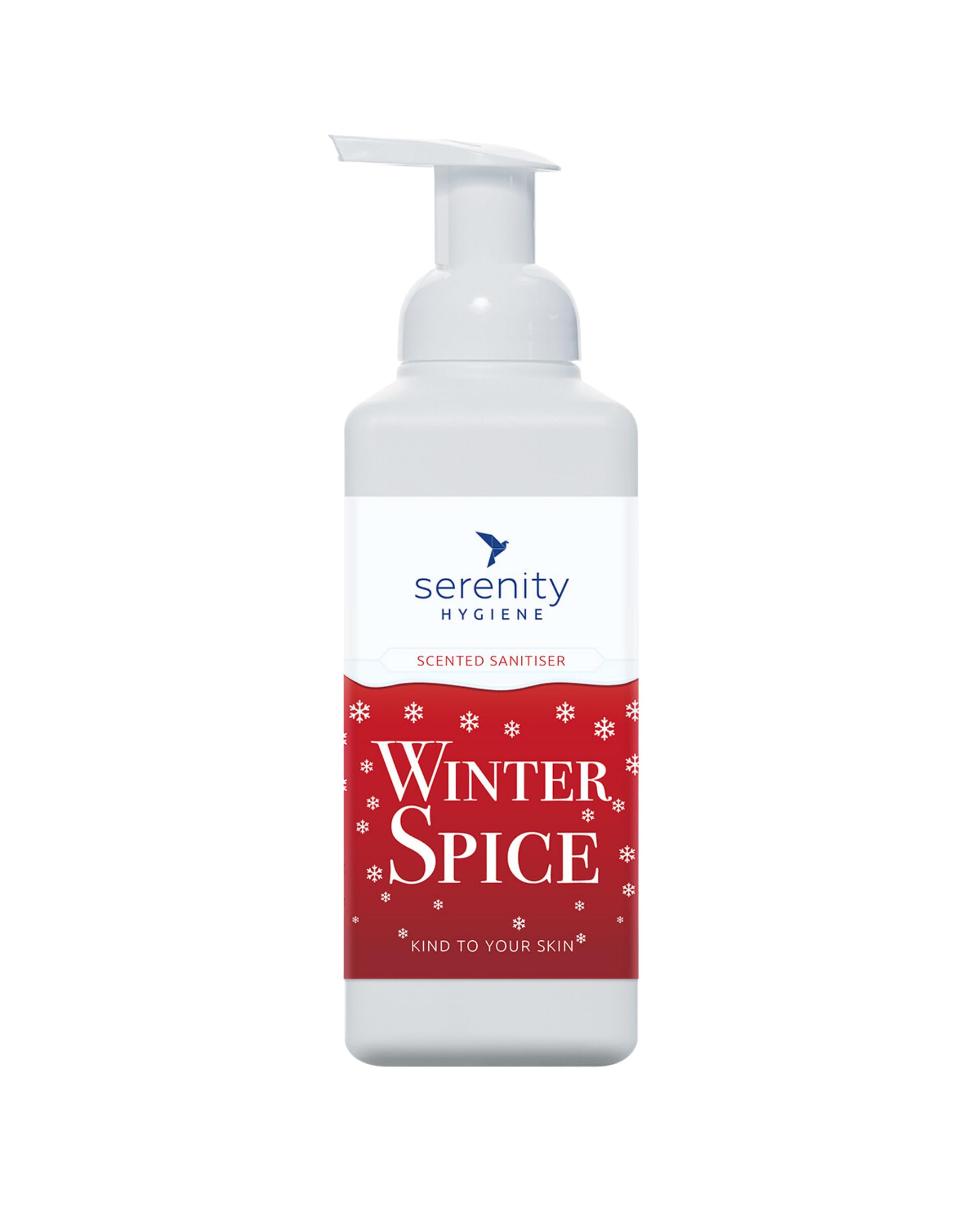 Hand Cleansing Sanitiser Foam, No Alcohol Foaming Hand Sanitizer Dispenser - Winter Spice- 500ml