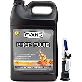 EVANS Prep Fluid Flush Kit | Switch to Waterless &amp; Say Goodbye to Engine Overheating | 1 Gallon of Prep Fluid for The Initial Flush of Old Coolant Refractometer for 100% Water-Free Testing