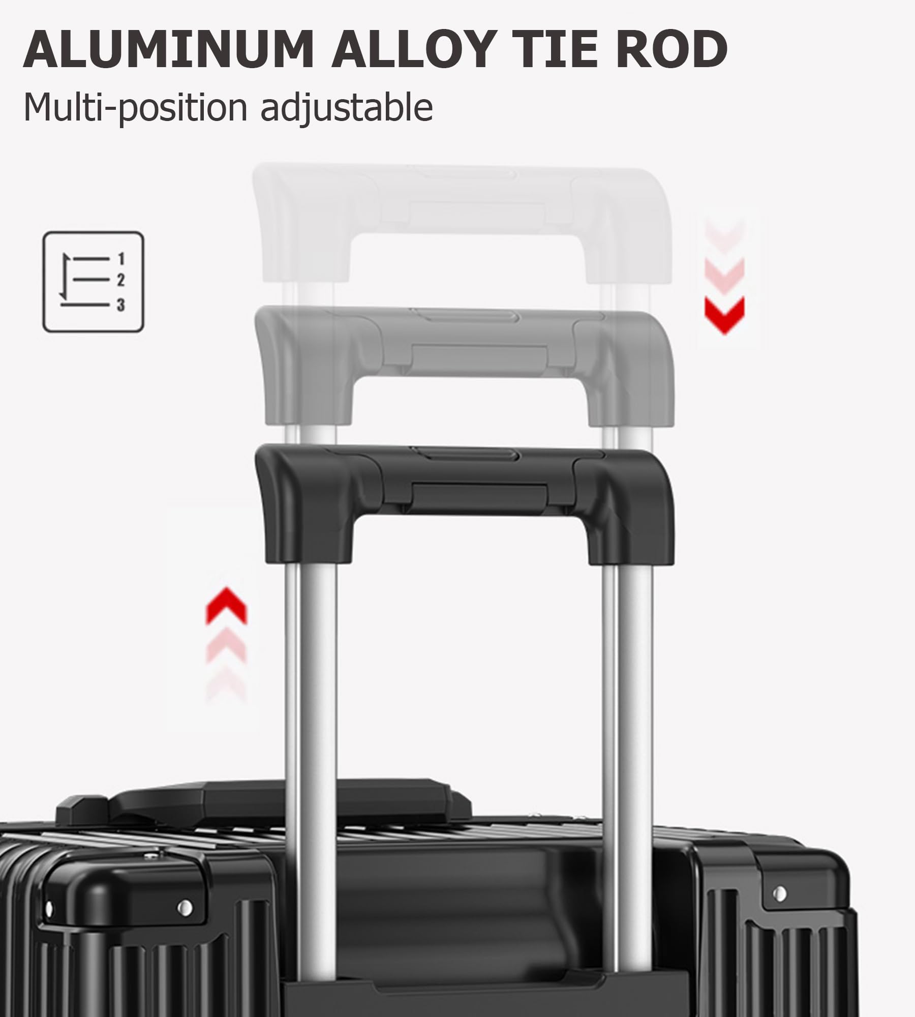feilario 30in Super Large Captain Aluminum Frame Hardside Spinner Wheels Luggage, Removable Wheels Zipperless Checked Suitcase with Cup Holder/Phone Holder