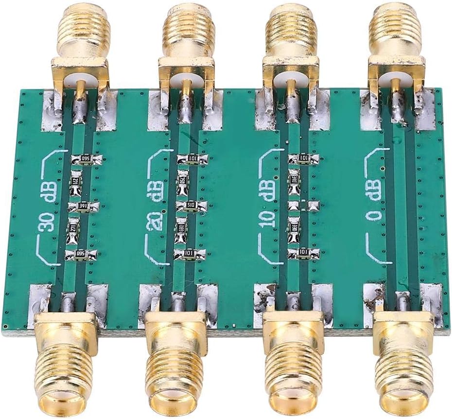 RF Fixed Attenuator DC-4.0GHz SMA Double Female Head Radio Frequency Fixed Attenuator Module Electronic Components 50Ω