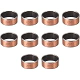 uxcell Sleeve Bearing 20mm Bore x 23mm OD x 10mm Length Plain Bearings Wrapped Oilless Bushings 10pcs