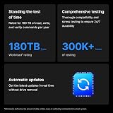Synology 4TB HDD HAT3300 5400 RPM 1M MTBF 180 TB/yr Workload view 3