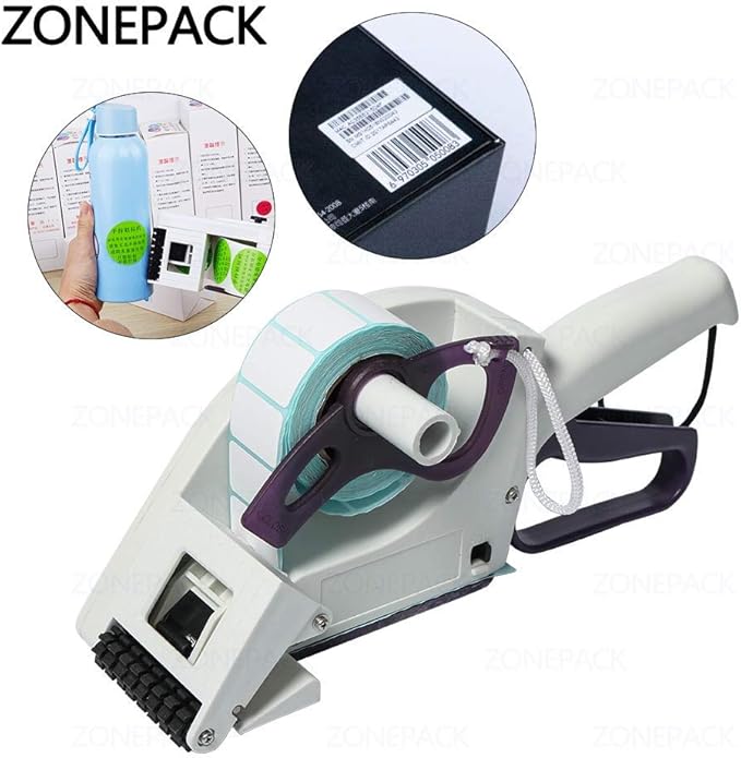 Amazon.com : ZONEPACK Manual Label Applicator Round Bottle Labeling