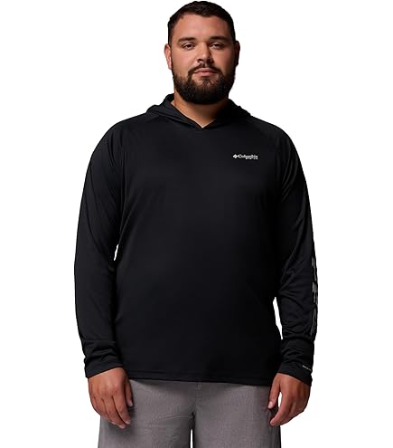 Columbia Pfg Terminal Tackle White Hoodie Sudadera Con Gorro