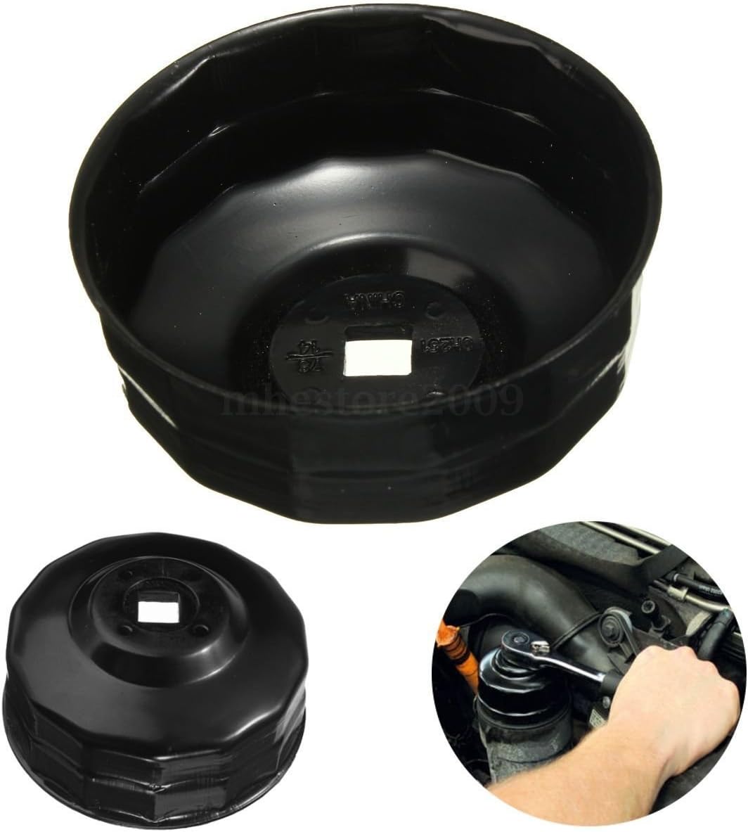 Oil Filter Cap Wrench Cup Socket Remover Tool 76mm 14 Flute For BMW AUDI VW