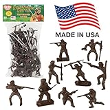 TimMee Davey CROCKETT Daniel BOONE Figures - 24 Frontiersman Pioneers Made in USA