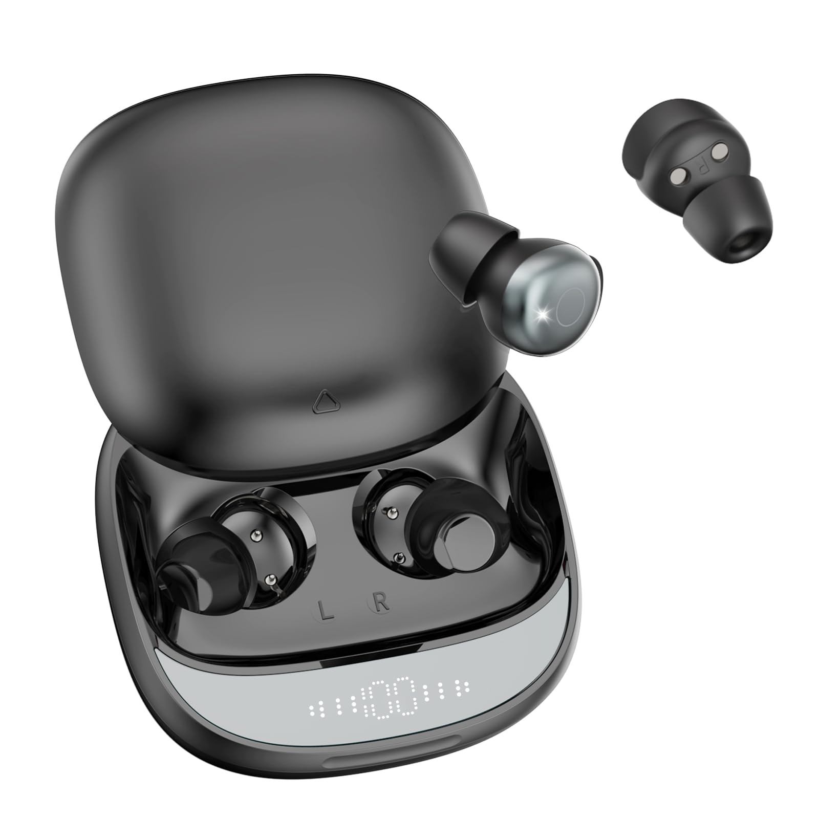 Sleep Earbuds Bluetooth 5.4 in Ear Buds for Sleeping, Mini Sleep Headphones for Side Sleepers with Dual Sleep Modes, Sleep Timer, 48H Wireless Earbuds for Sleeping, Comfortable Fit, App Customization