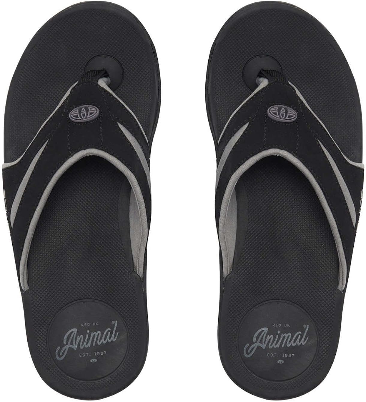 Animal Mens Fader Slip On Flip Flops 