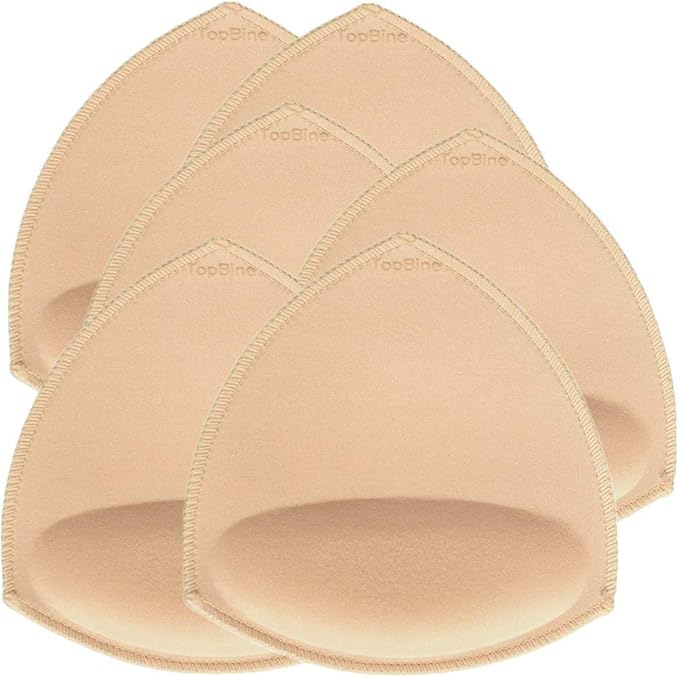 TopBine Bra Pads Inserts Bra Cups Inserts Sports Bra Replacements Sew