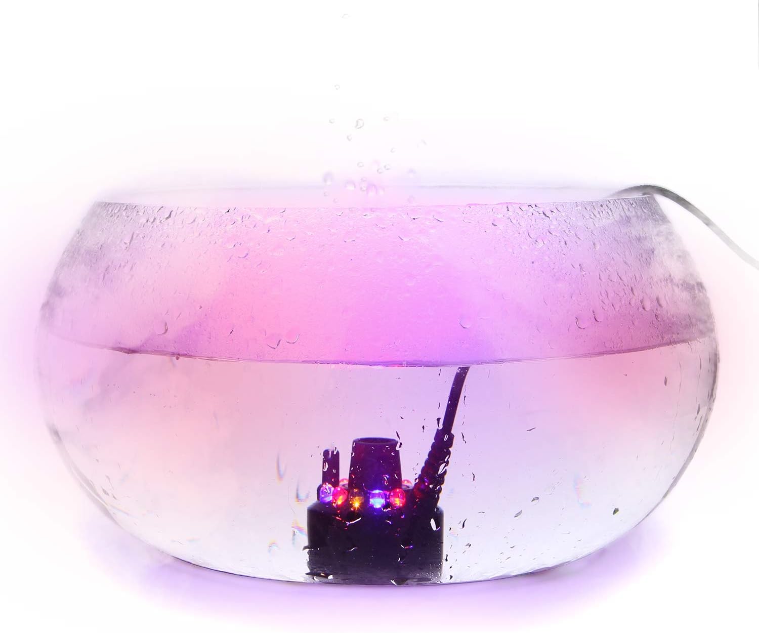 AGPtek Color Changing 12 LED Mist Maker Fogger Water Fountain Pond Fog Atomizer Air Humidifier : Single Room Humidifiers : Garden & Outdoor