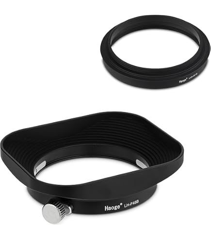 Amazon.com : Haoge LH-P15 Square Metal Lens Hood for Panasonic