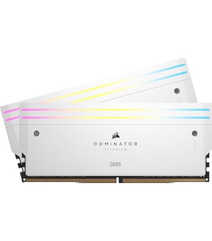 CORSAIR Dominator Titanium RGB DDR5 RAM 96GB (2x48GB) DDR5