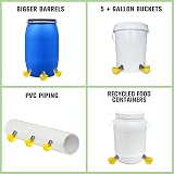 Whimsii 4pk Automatic Chicken Water Cups Anti-Leak Float Valve Poultry Drinker view 7