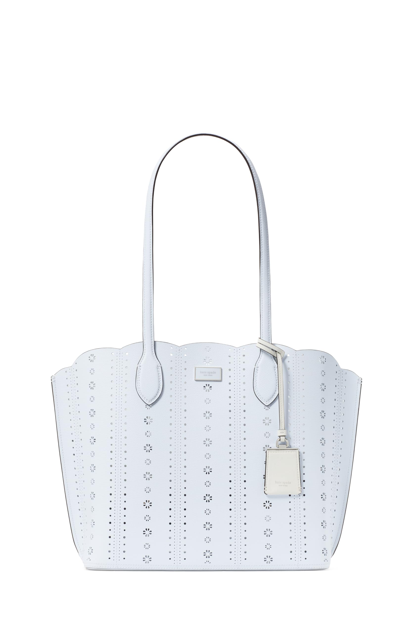 kate spade new york Suite Pointelle Crossgrain Leather Large Open Tote