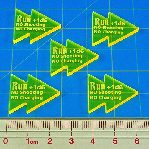 AoS: Run Tokens, Fluorescent Yellow (5)