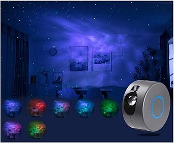 lampara proyector estrellas techo