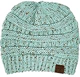 FunkyJunque H-6033-54 Confetti Knit Beanie - Mint