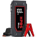HPBS Car Battery Jump Starter, 5500A Peak Jump Starter Battery Pack for Up to All Gas and 10L Diesel Engines, 12V Portable Jump Starter Box with 3.0" LCD Display