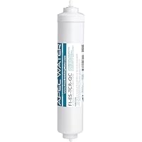 APEC Water Systems FI-ES-TCR-QC 10" High Capacity Inline Carbon Filter with 1/4" Quick Connect for Undersink Reverse…