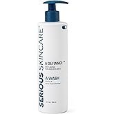 Serious Skincare - Gentle Cleansing and Exfoliating Retinol Facial Wash - Skin Hydrating Gel to Foam Cleanser - Clarify Pores - Removes Makeup, Oil, and SPF - Avena Sativa Extract - 12 Fl. Oz.