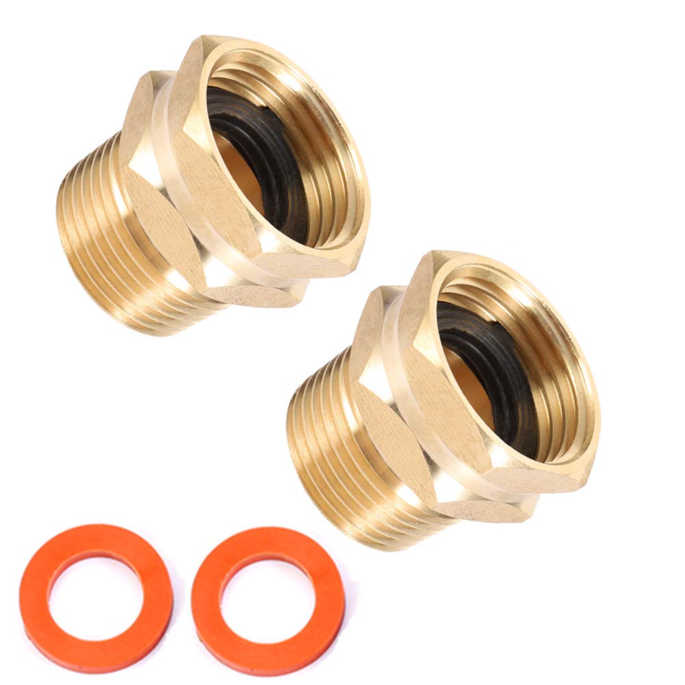 Adattatore Da GHT Femmina A NPT Maschio 3/4" | Raccordo Per Tubo Da Giardinaggio | Connettore In Ottone Di Alta Qualità