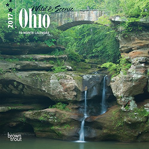 Ohio, Wild & Scenic 2017 - 7inch x 7inch USA Hanging Mini Square Wall Photographic America State Pla by
