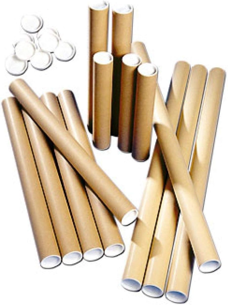 Cardboard Postal Tubes Extra Strong Quality Mailing Posting Shipping All Sizes and Quantity A4 A3 A2 A1 A50