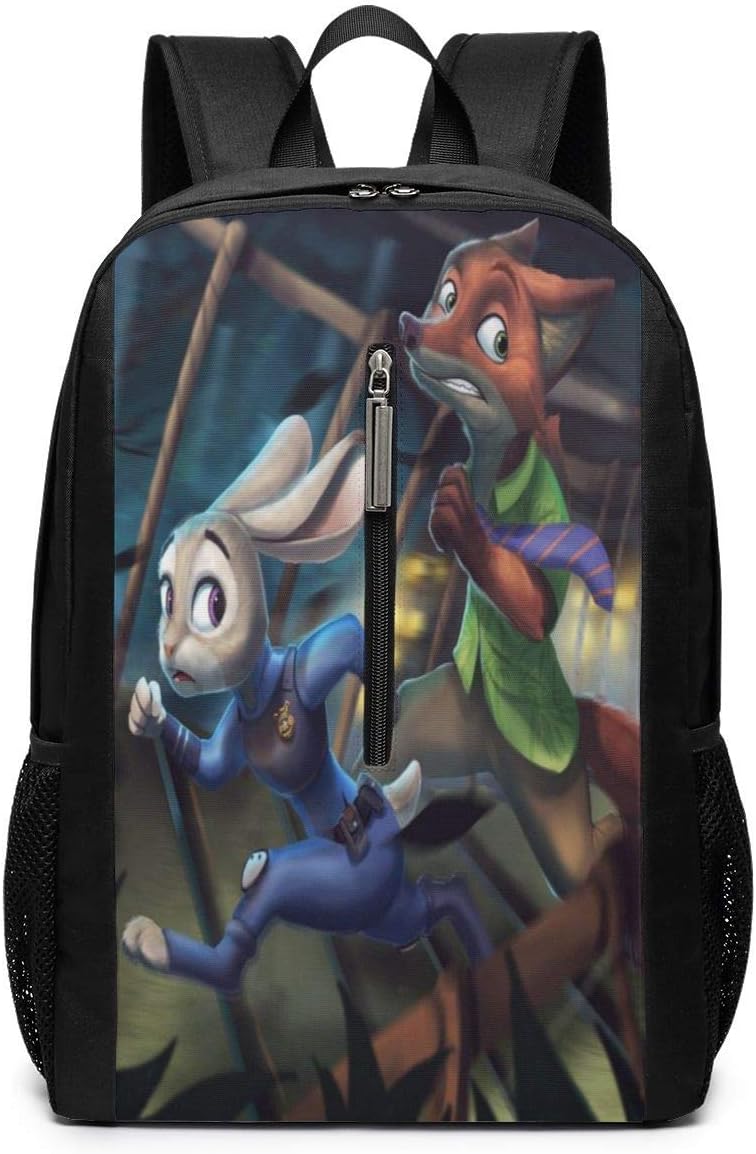 fox laptop backpack black