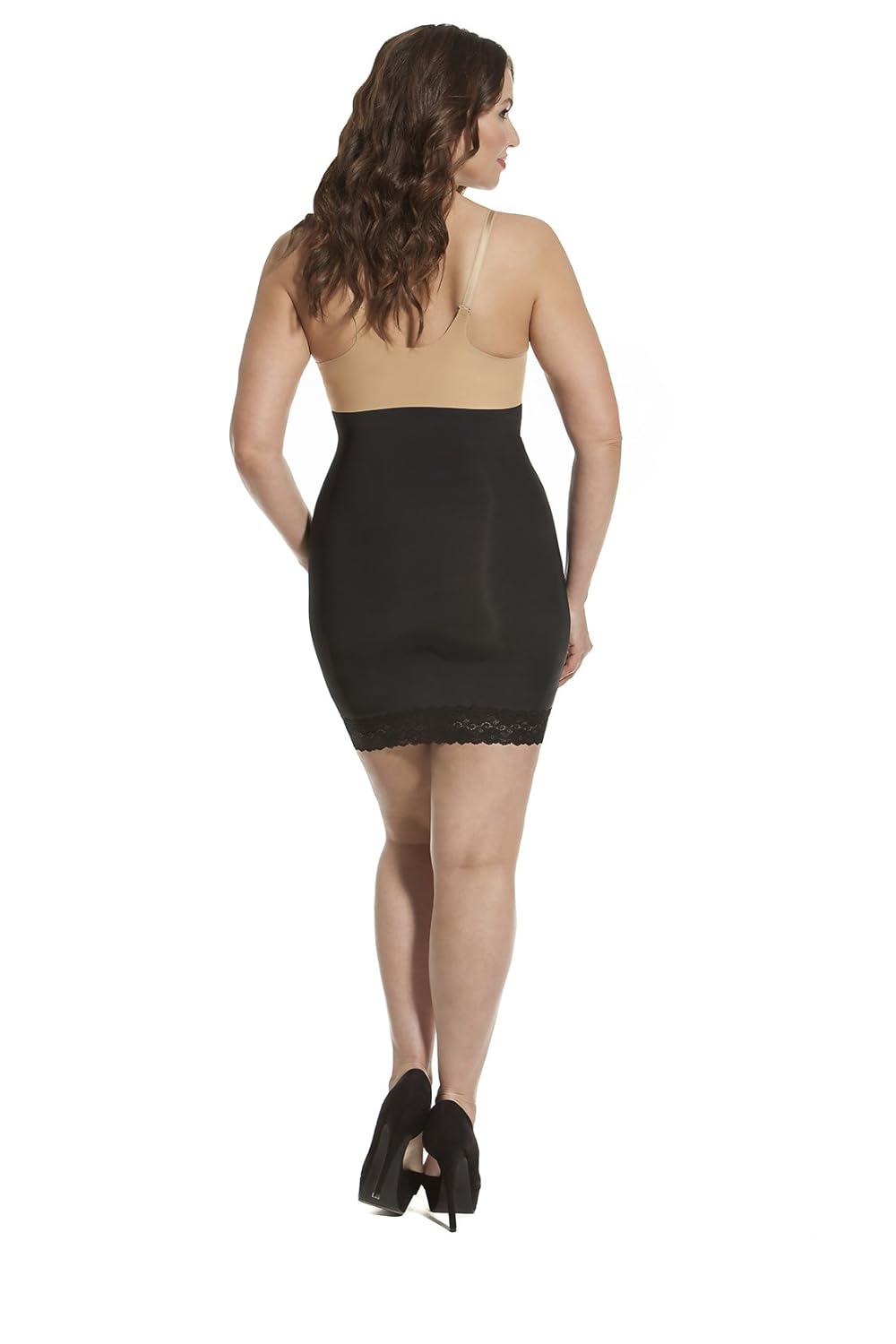 3X Plus HookedUp Womens Plus Size Strapless Shapewear Firm Tummy