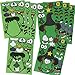 JOYIN 24 PCS Halloween Make-a-face Sticker Sheets, Mix and Match Halloween Decoration Stickers in 6 Designs with Jack-o-Lantern Pumpkin Vampire Witch Frankstein Zombie Halloween Party Supplies